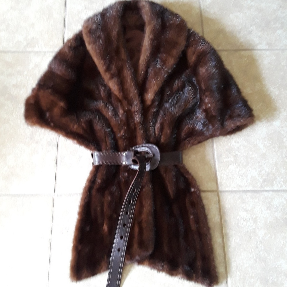 Mink Fur Cape